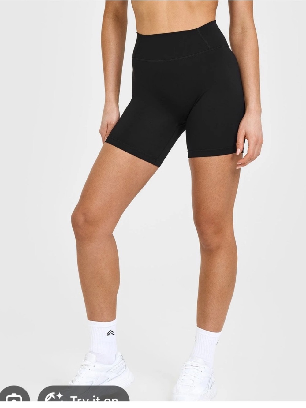 Oner Active Black Timeless Biker High Rise Shorts XL